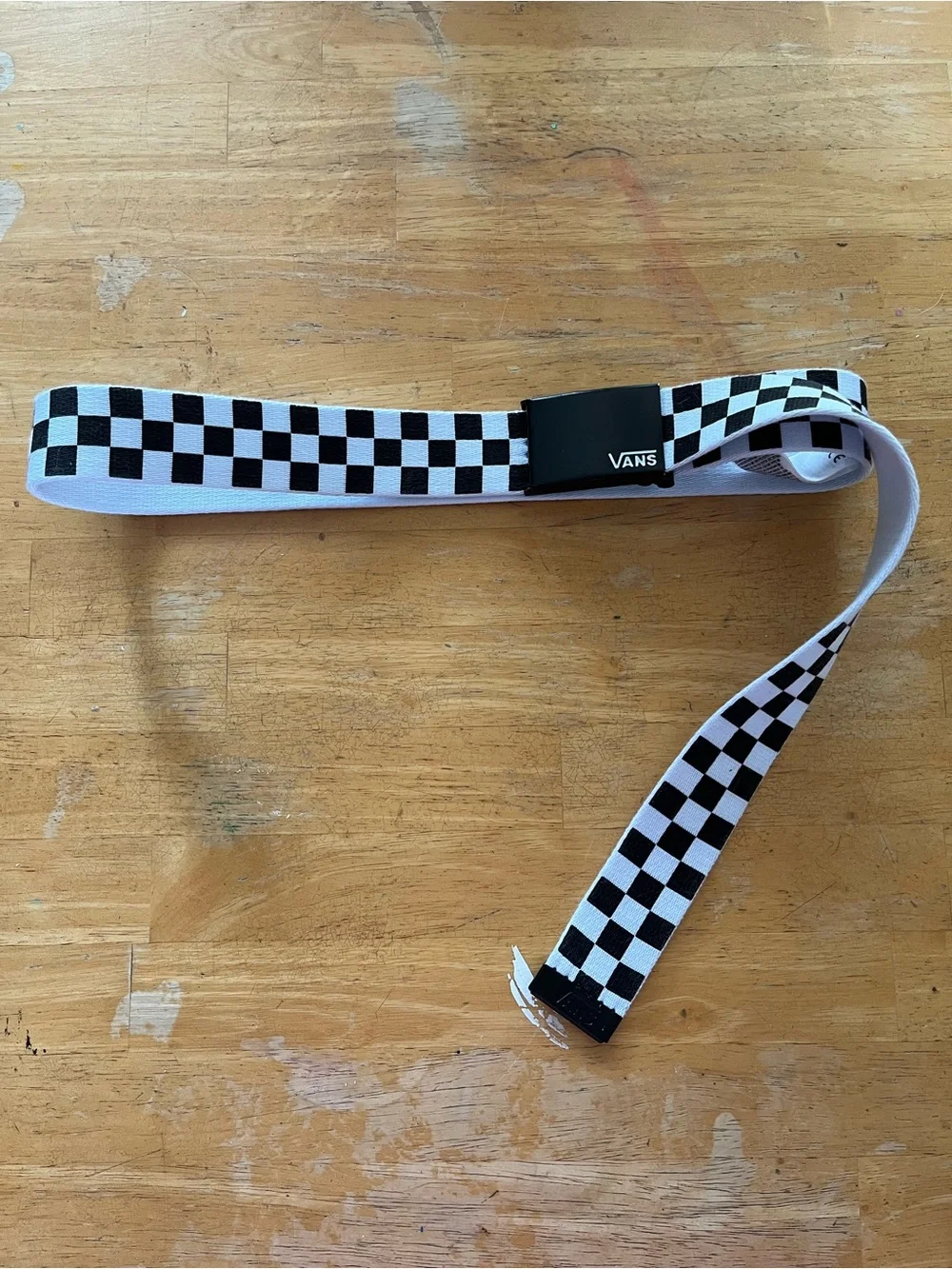 Vans Checkered Belt - Black and White